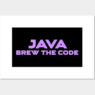 Java Brew The Code Programming Posters and Art